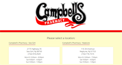 Desktop Screenshot of campbellspharmacy.com